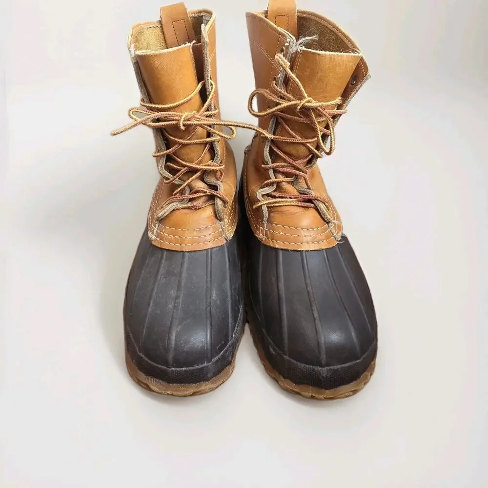 Vintage L L Bean‎ Freeport Maine Insulated Hunting Shoe Duck Boots Mens 8 L